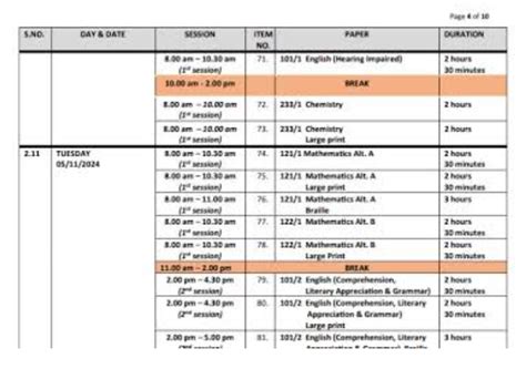 opms timetable pdf download|Time Table .